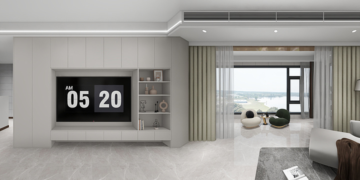 纯白之光设计事务所-时代之光21-201-装修设计方案