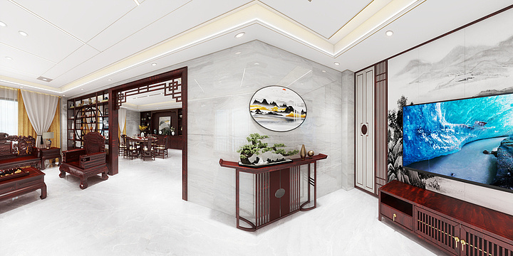 PNX-客运中心梁总别墅-装修设计方案
