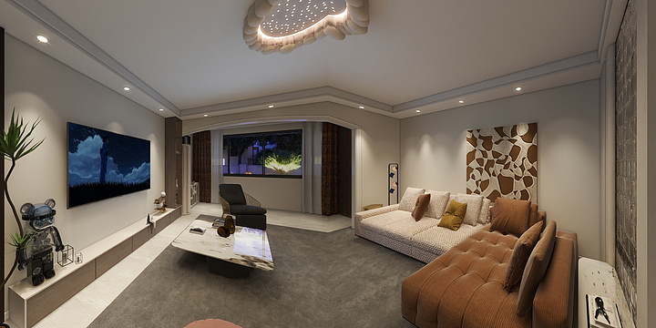 艾尼外尔-正合嘉园 杨旭东姐姐的家-装修设计方案