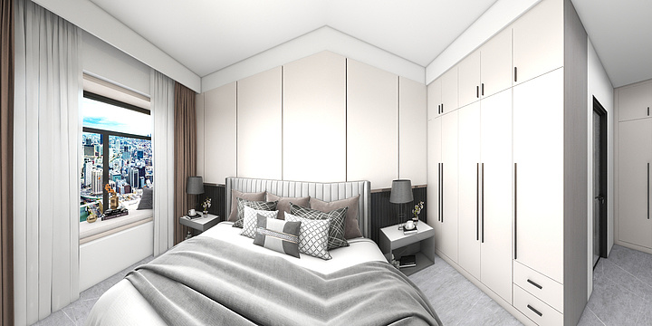 乐福设计-我家阳光上城-装修设计方案