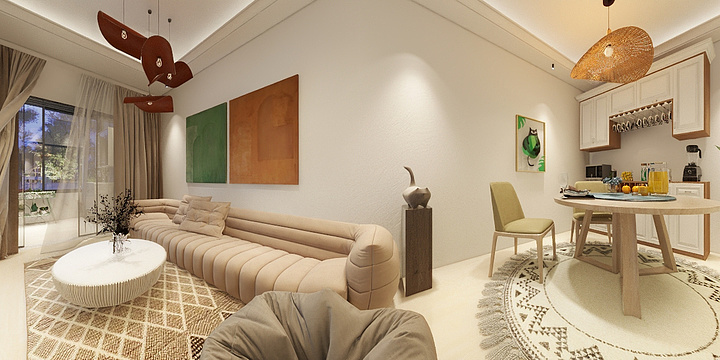 丛海雪-海德公园81㎡3室-装修设计方案