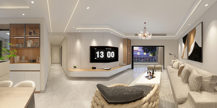 中宅装饰设计人-右江壹号1-1-502施工图纸-装修设计方案