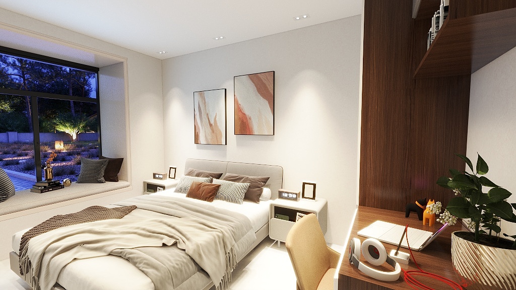 梵可1213679-二层卧室-装修设计方案