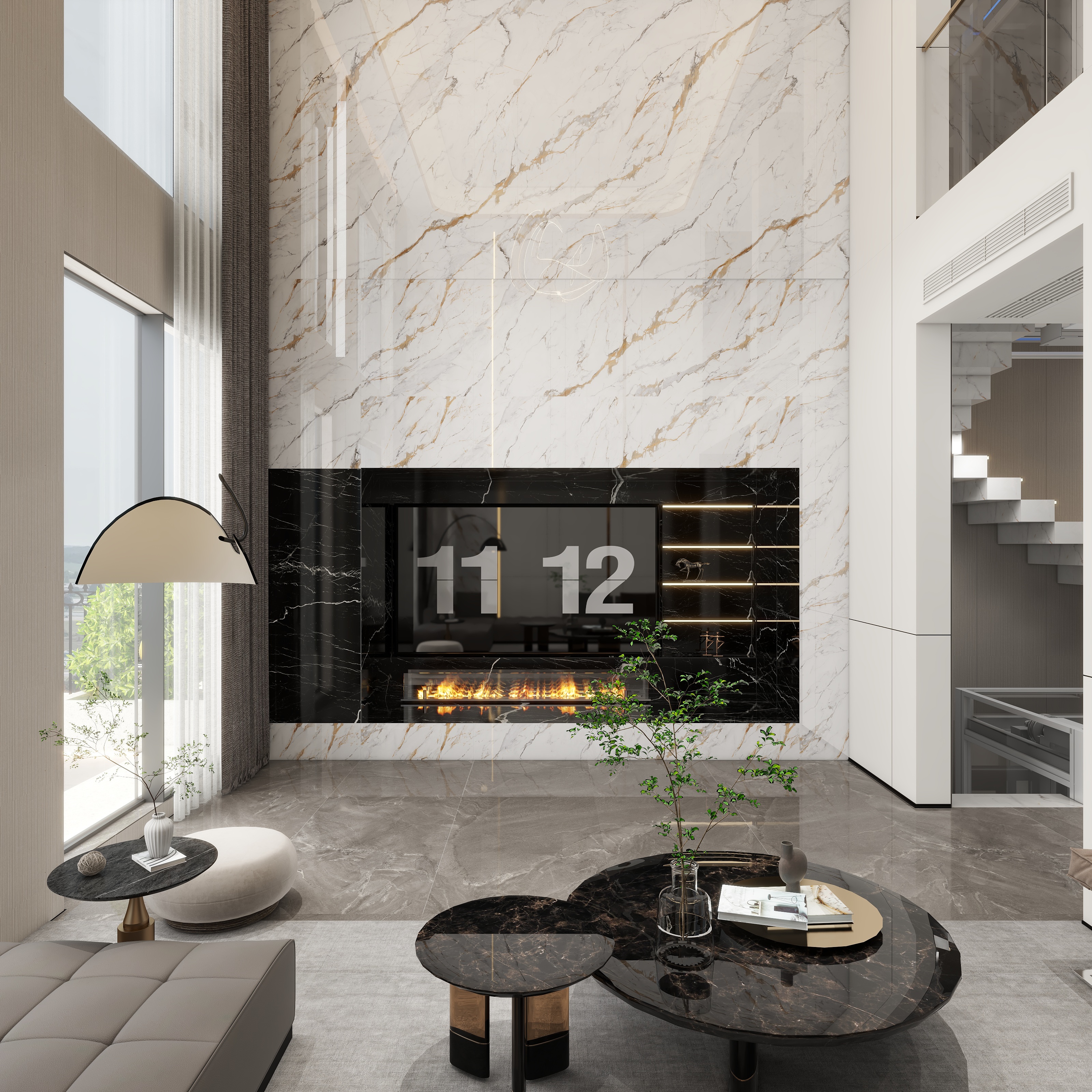 蒋祥如-500㎡别墅现代轻奢-装修设计方案