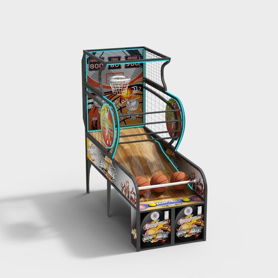 Arcade basketball machine