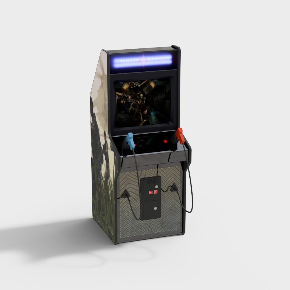 电玩城游戏机3D模型