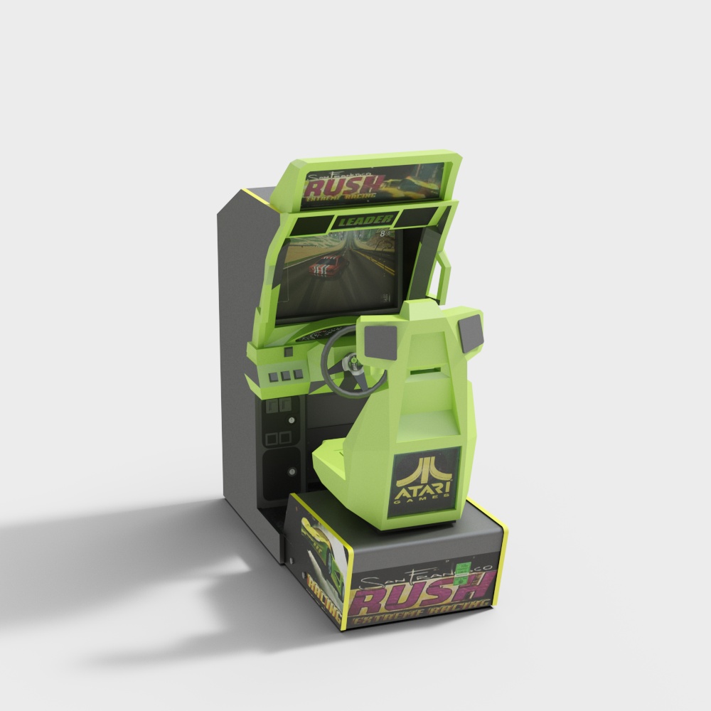 电玩城游戏机3D模型