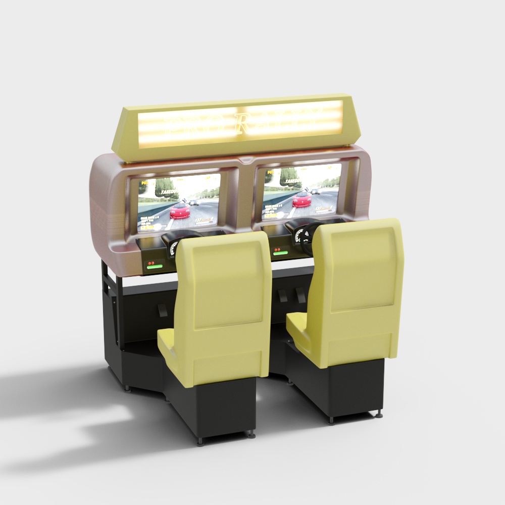 电玩城游戏机3D模型
