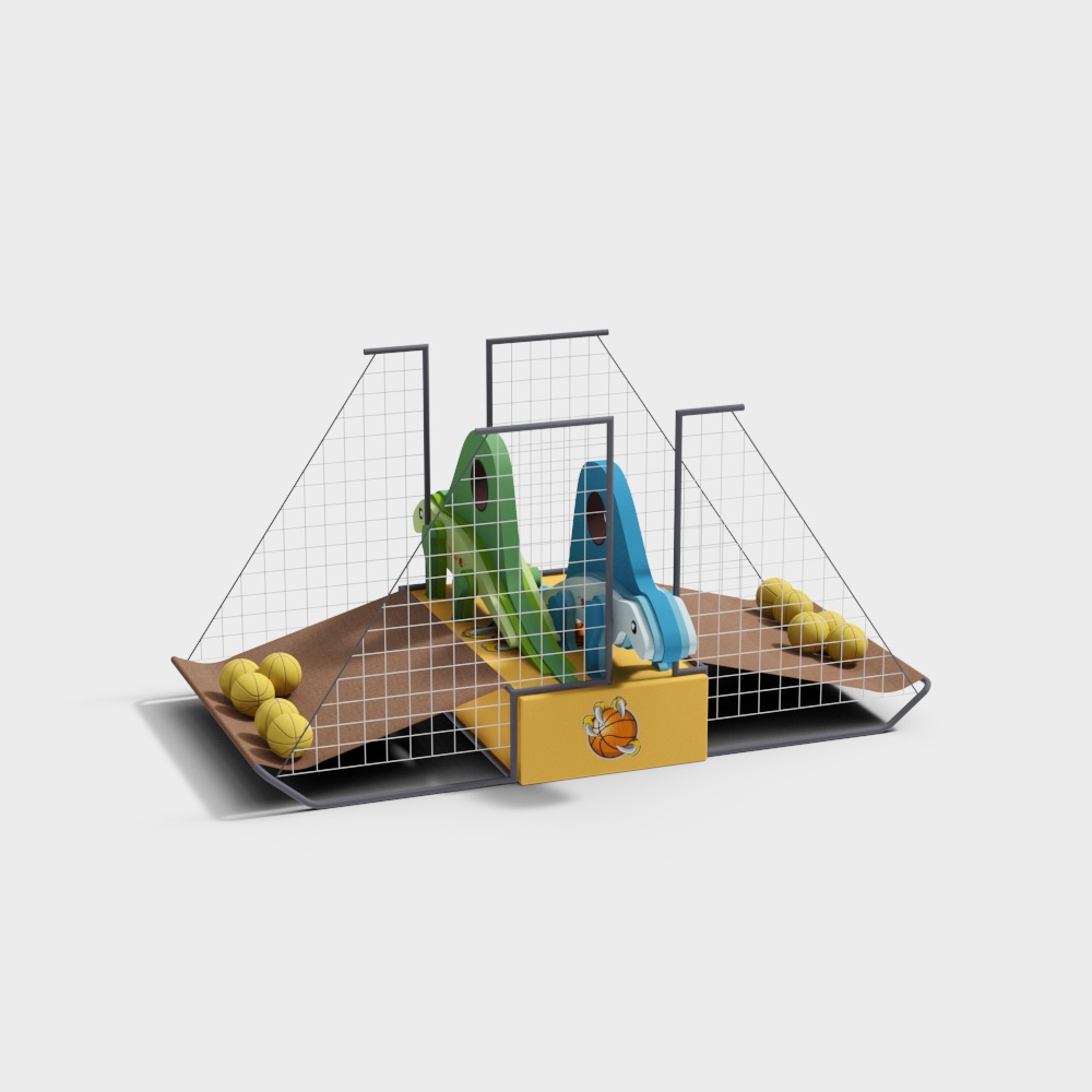 电玩城游戏机3D模型
