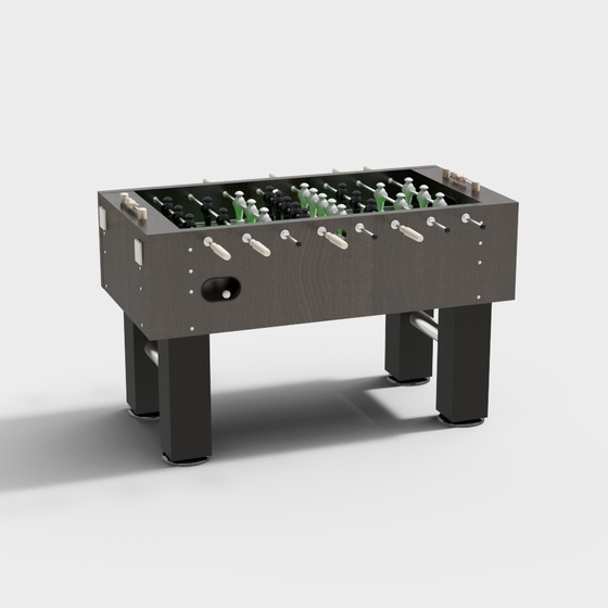 Gray Arcade Game Console 3D Model