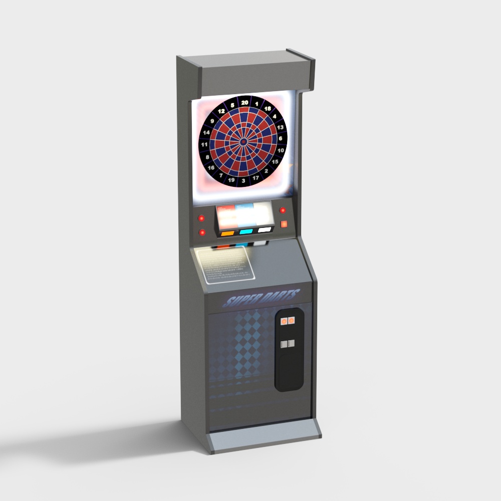 电玩城游戏机3D模型
