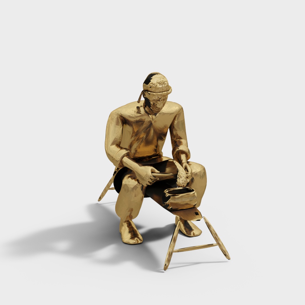 展厅雕塑3D模型