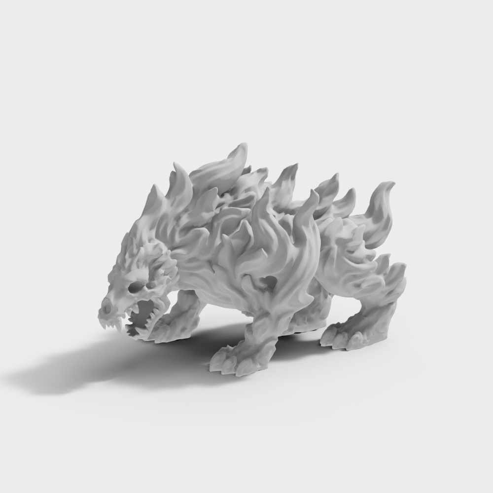 动物雕塑3D模型