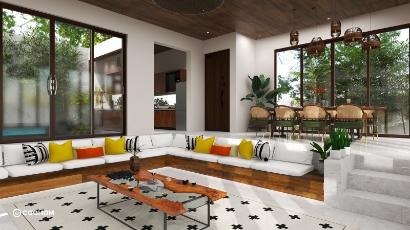 Natural-Inspired Living Room Design Ideas