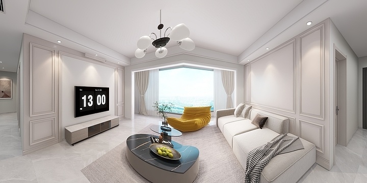 设计师周磊-顺湖城12栋2单605-装修设计方案