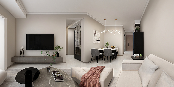 设计师张欣-大正水晶深林89户型-付珂珂-装修设计方案