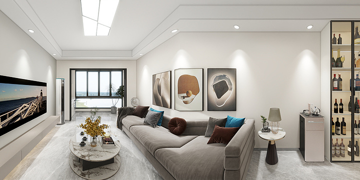 木华-晨华公园府97平-装修设计方案