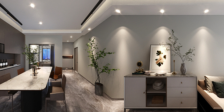 兰州设计师陈墨-中海寰宇天下-装修设计方案