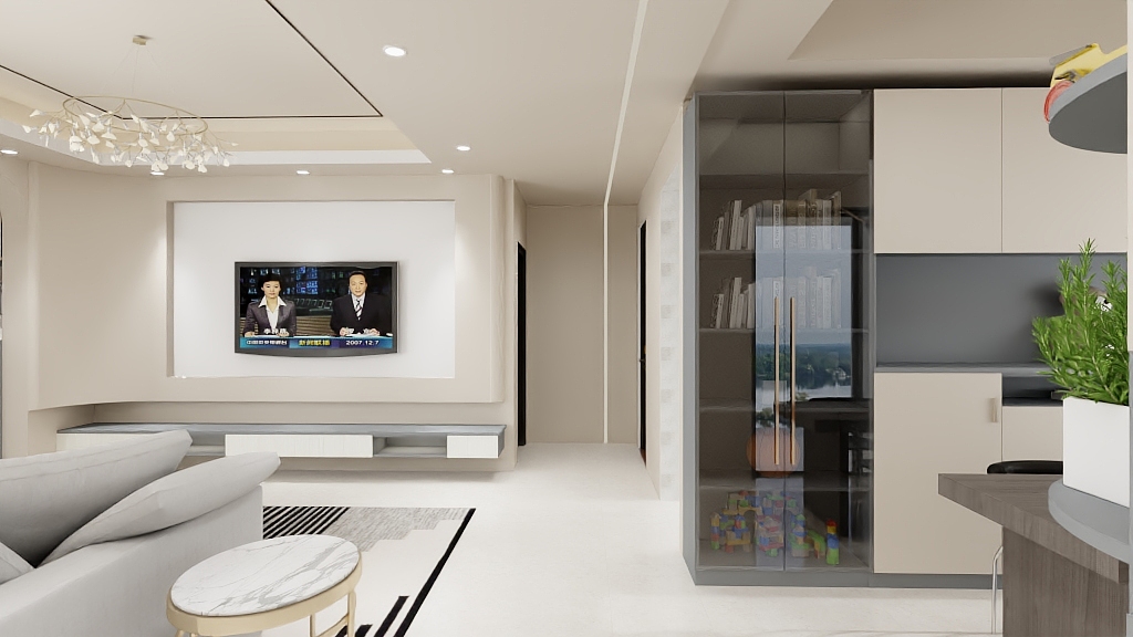 三台店1-梓州府楠溪月125㎡3室-装修设计方案