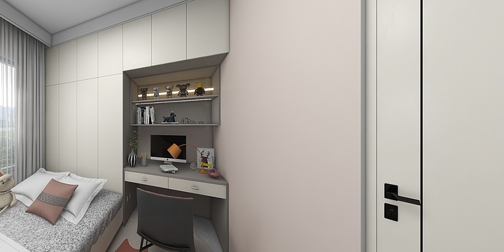 设计师布-昆仑一号3-2-303-装修设计方案