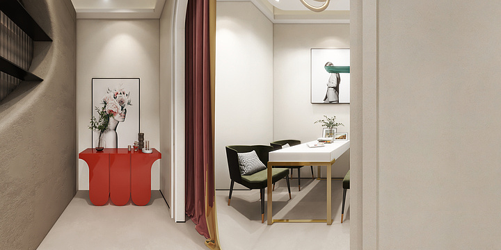 張设计-摄影室二楼-装修设计方案