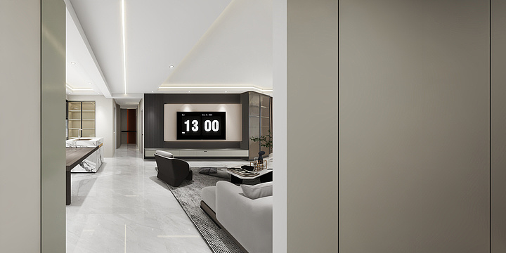 张开钰-尤总第一稿效果图-装修设计方案