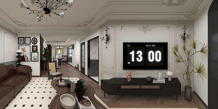 沭之鑫-法式复古 智慧家园-装修设计方案