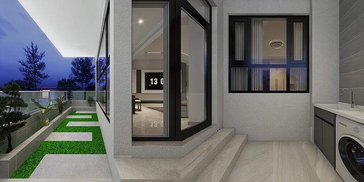 贵州仨禾建筑装饰工程有限公司-东湖国际五期(效果图)-装修设计方案