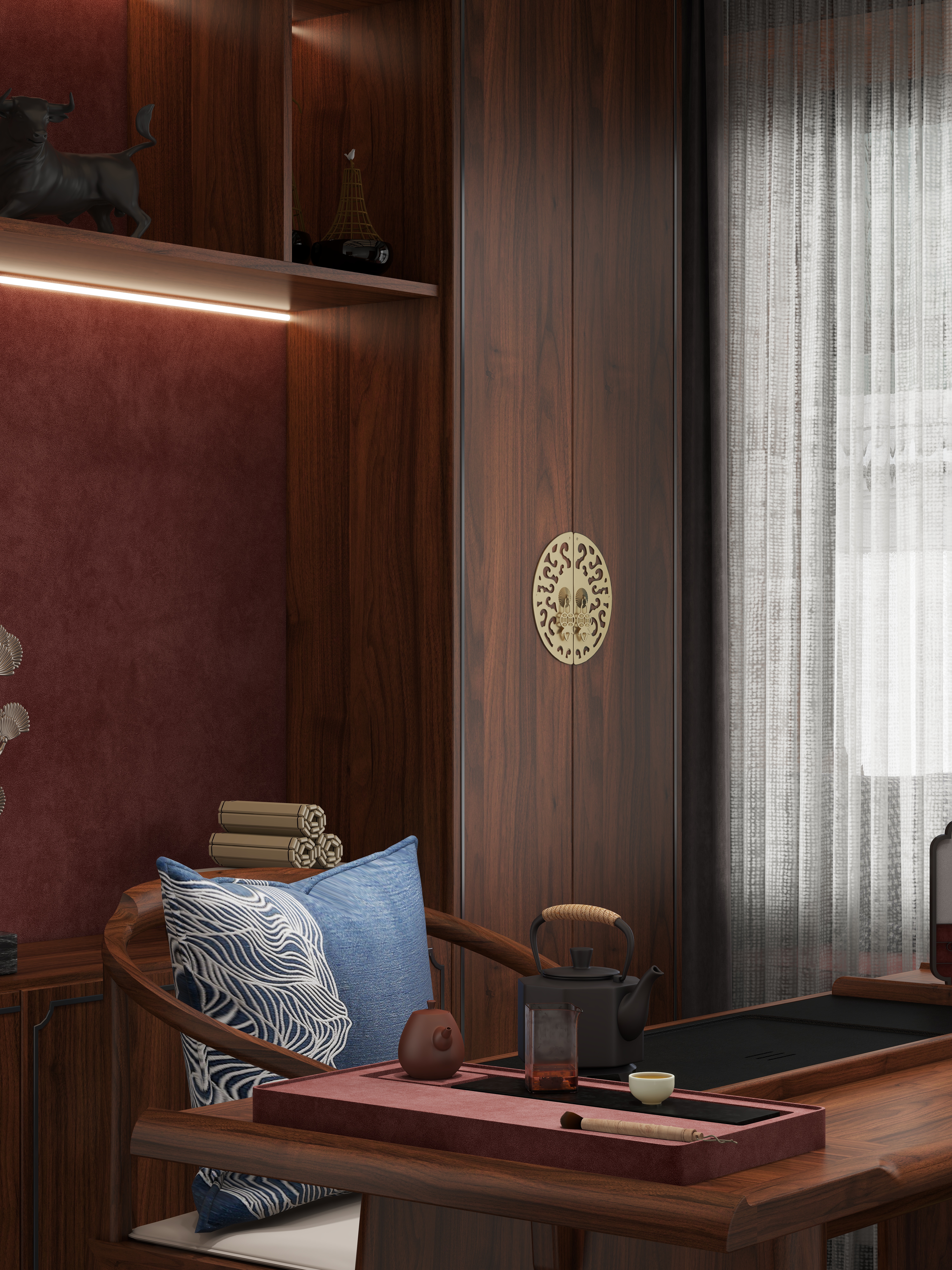 一诺vcBvwD-铜木主义家具+入画江南+一诺装修效果图