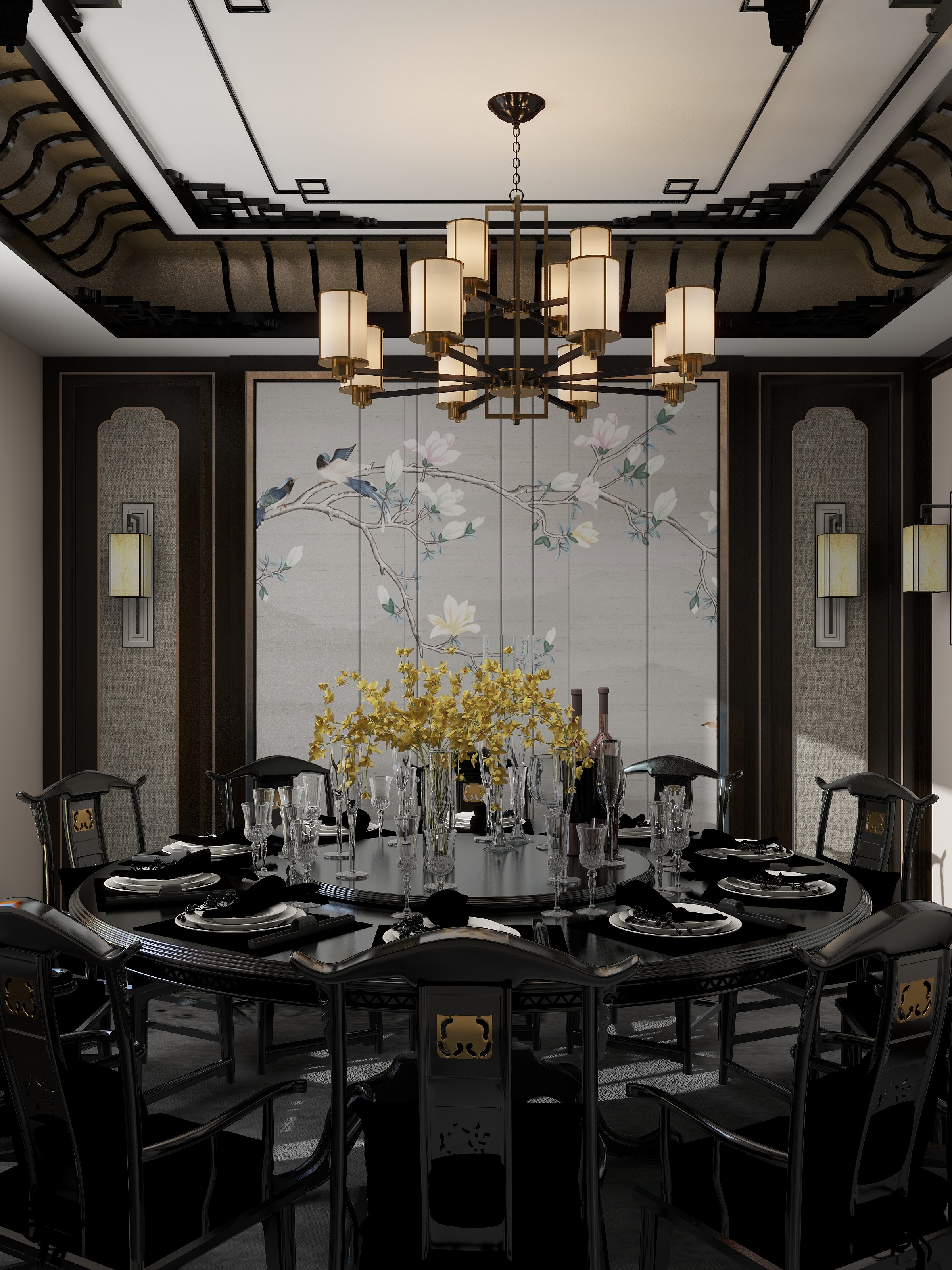 小俞.-新中式110㎡-装修设计方案