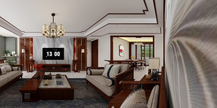 钠兰|兰宇设计-星河湾142 Model (1)-装修设计方案