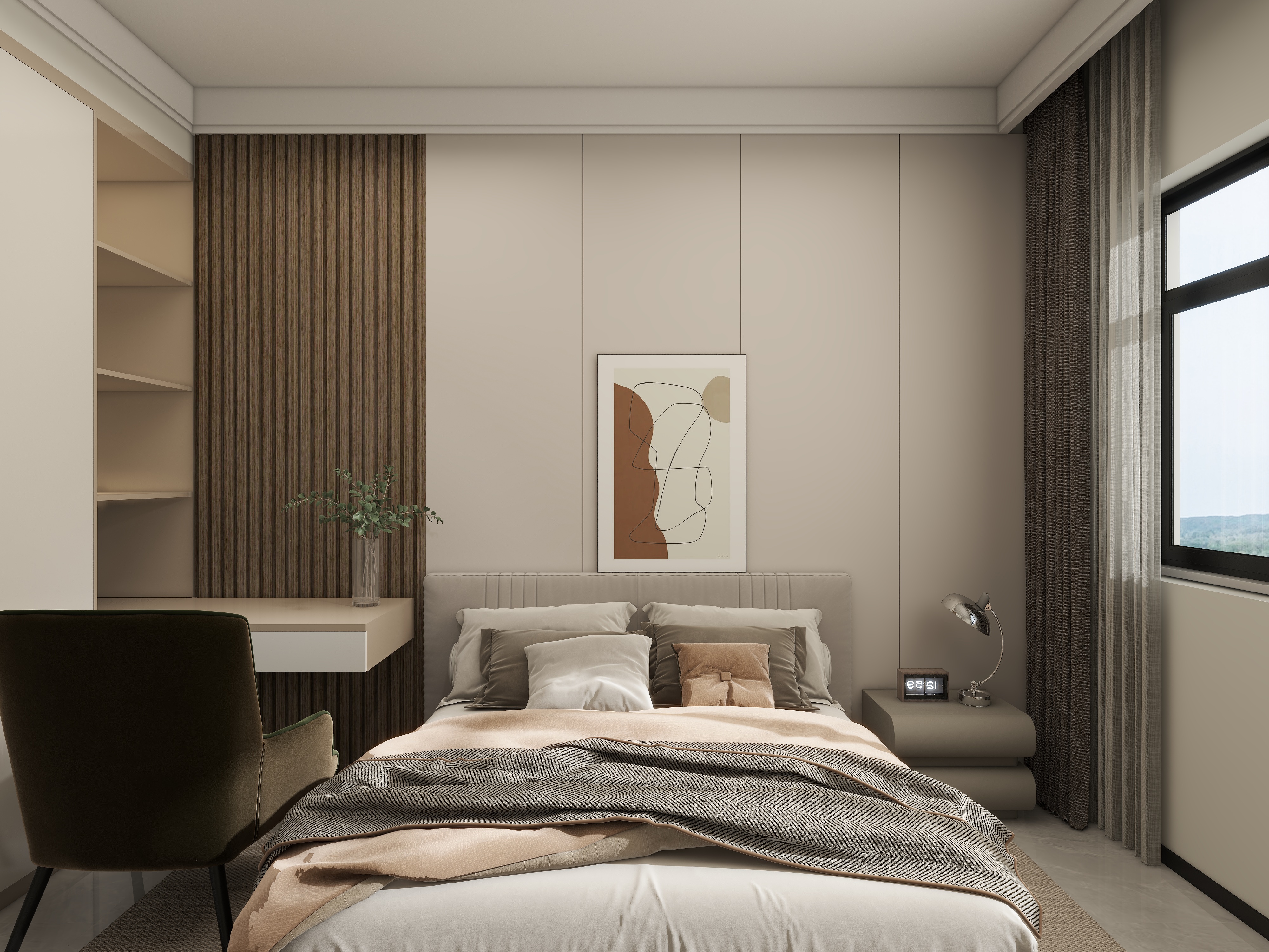 梧桐逸家-方案绿城德达蘭园- 2室2厅85m²-装修设计方案