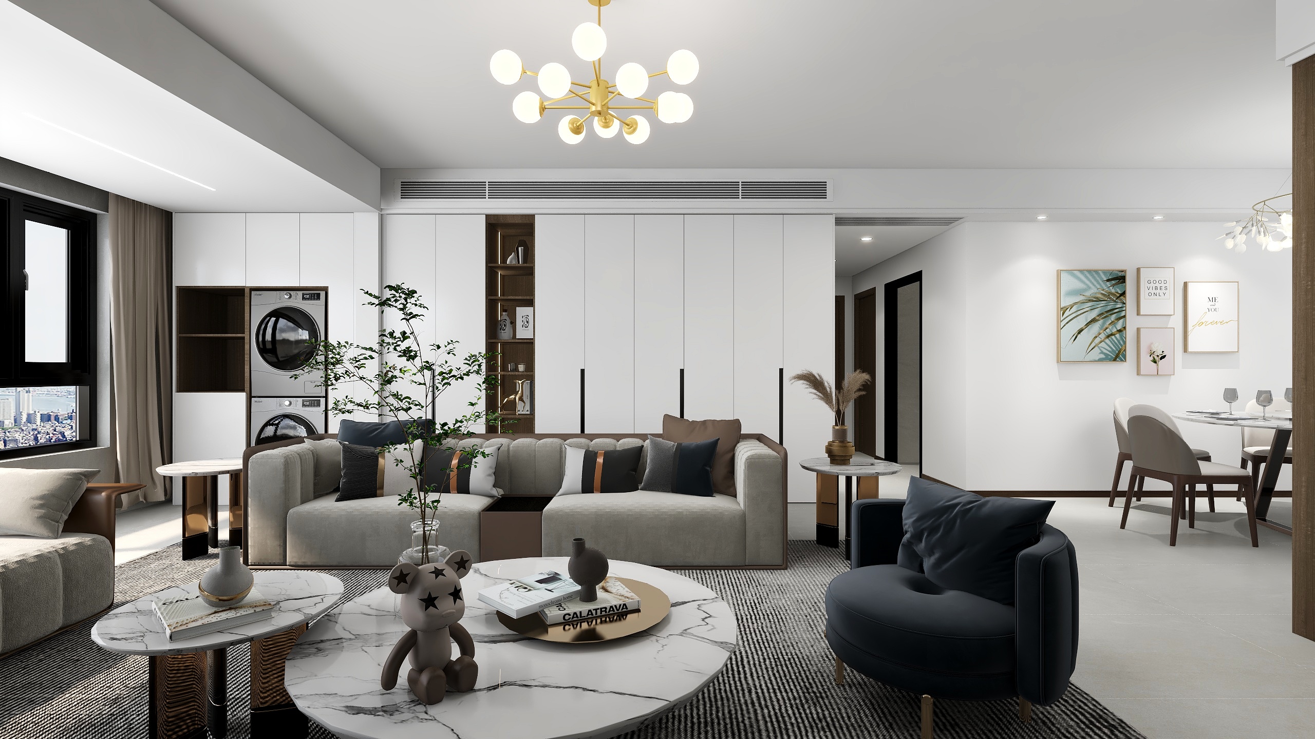 胡军xy-雍江国际163㎡四室-装修设计方案