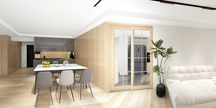 欧美格高端全屋定制-环球中心6-1106.-装修设计方案