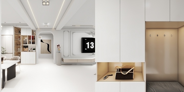 私人记忆-怡和园-奶油风-改2-装修设计方案