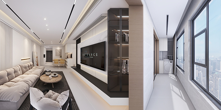 设_计_-公园印111㎡ 效果图-装修设计方案