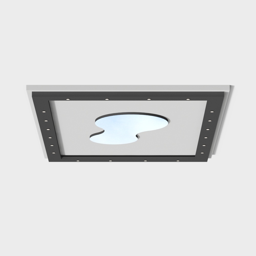 历史展馆吊顶3D模型