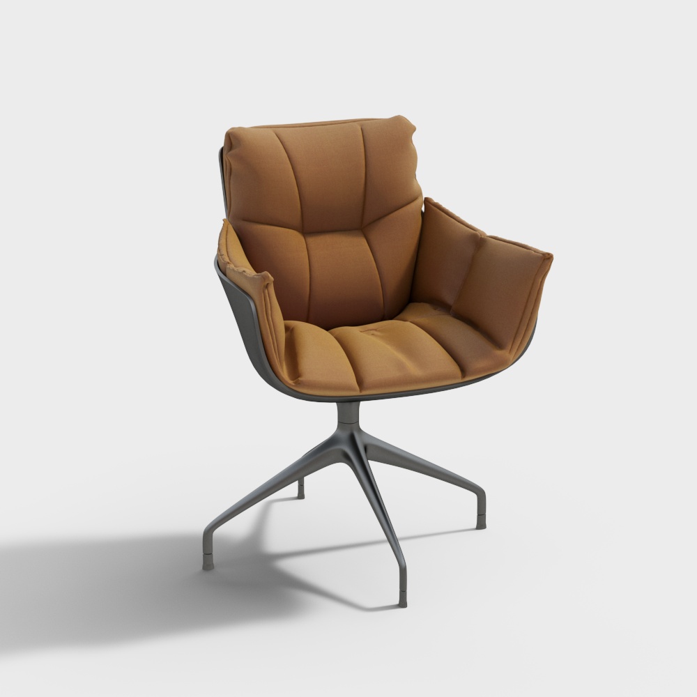B&B Husk armchair2  办公椅3D模型