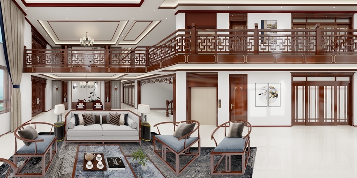 辰柯设计-客厅-装修设计方案