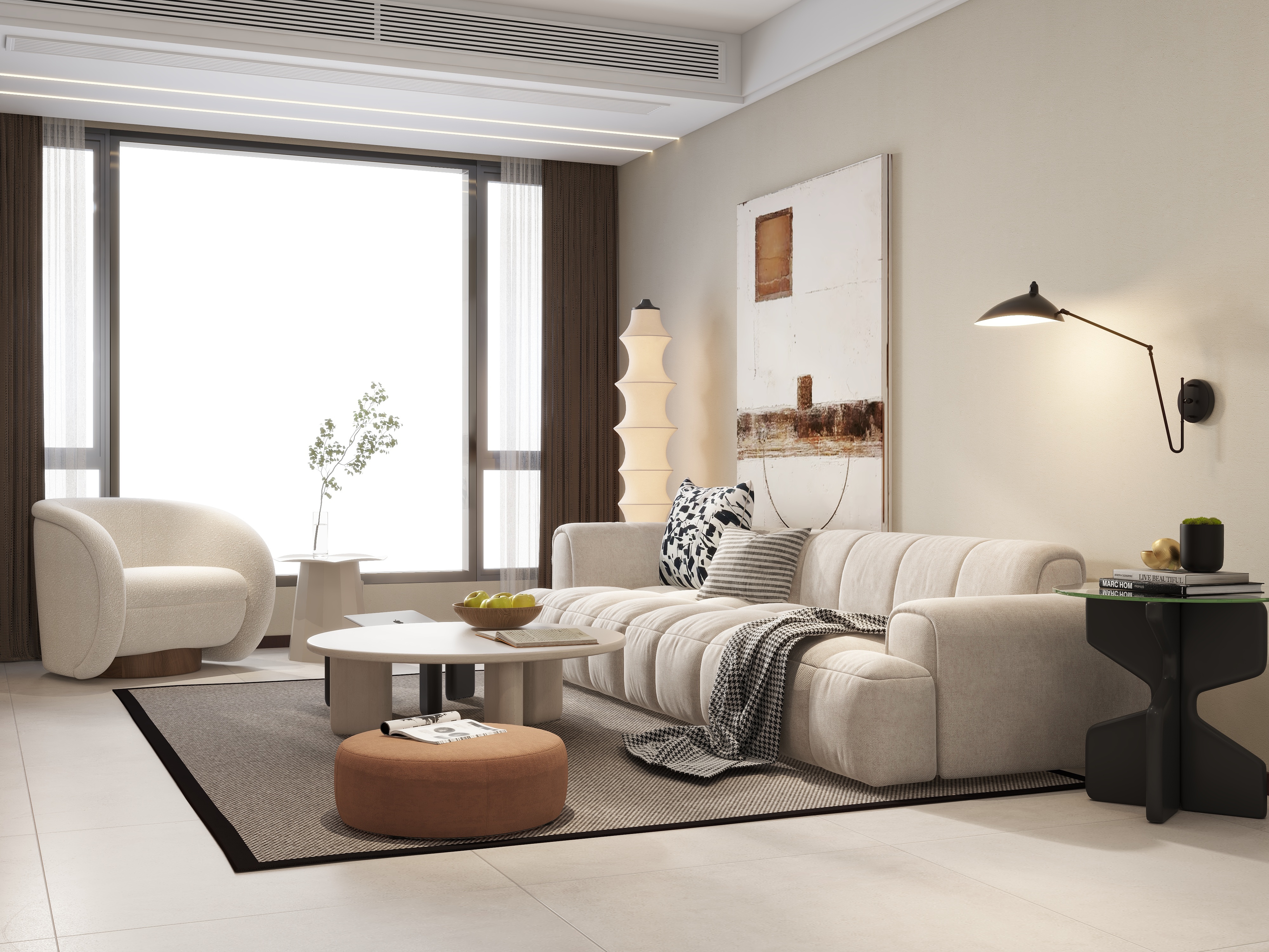 设计者-大仙-西悦城3号院93㎡3室装修效果图