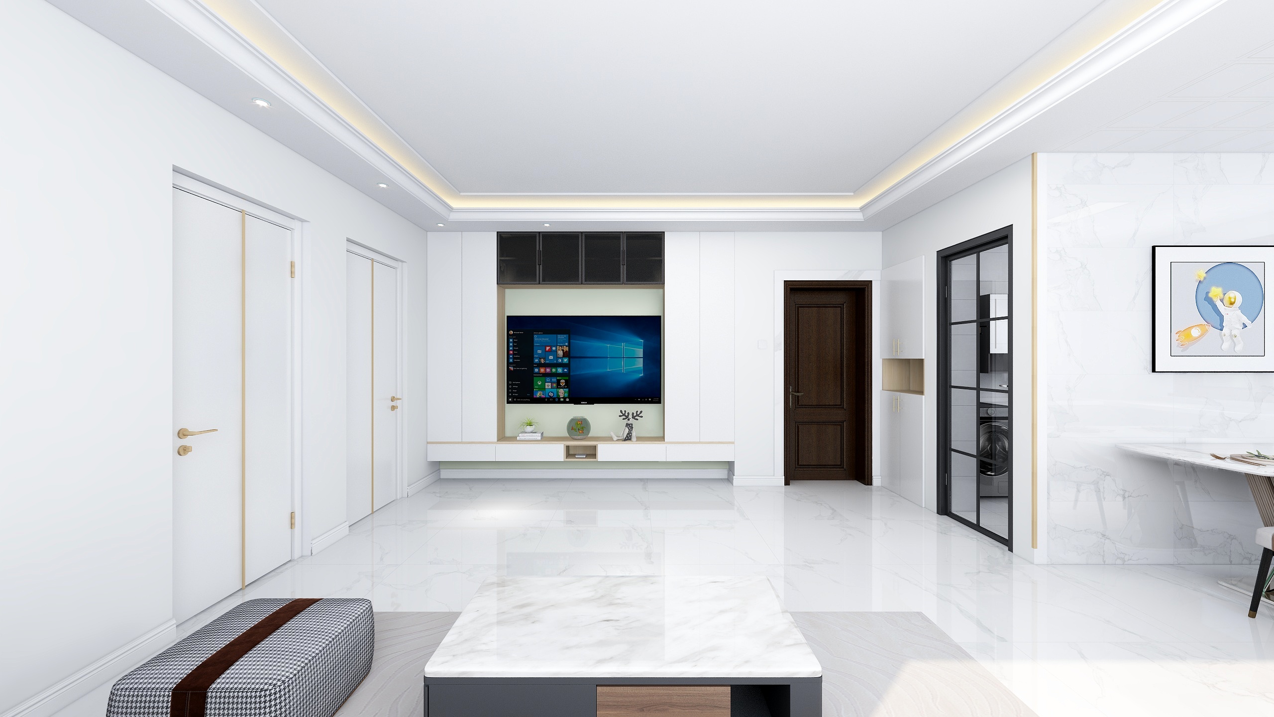 设计师台台-现代75㎡2室-装修设计方案