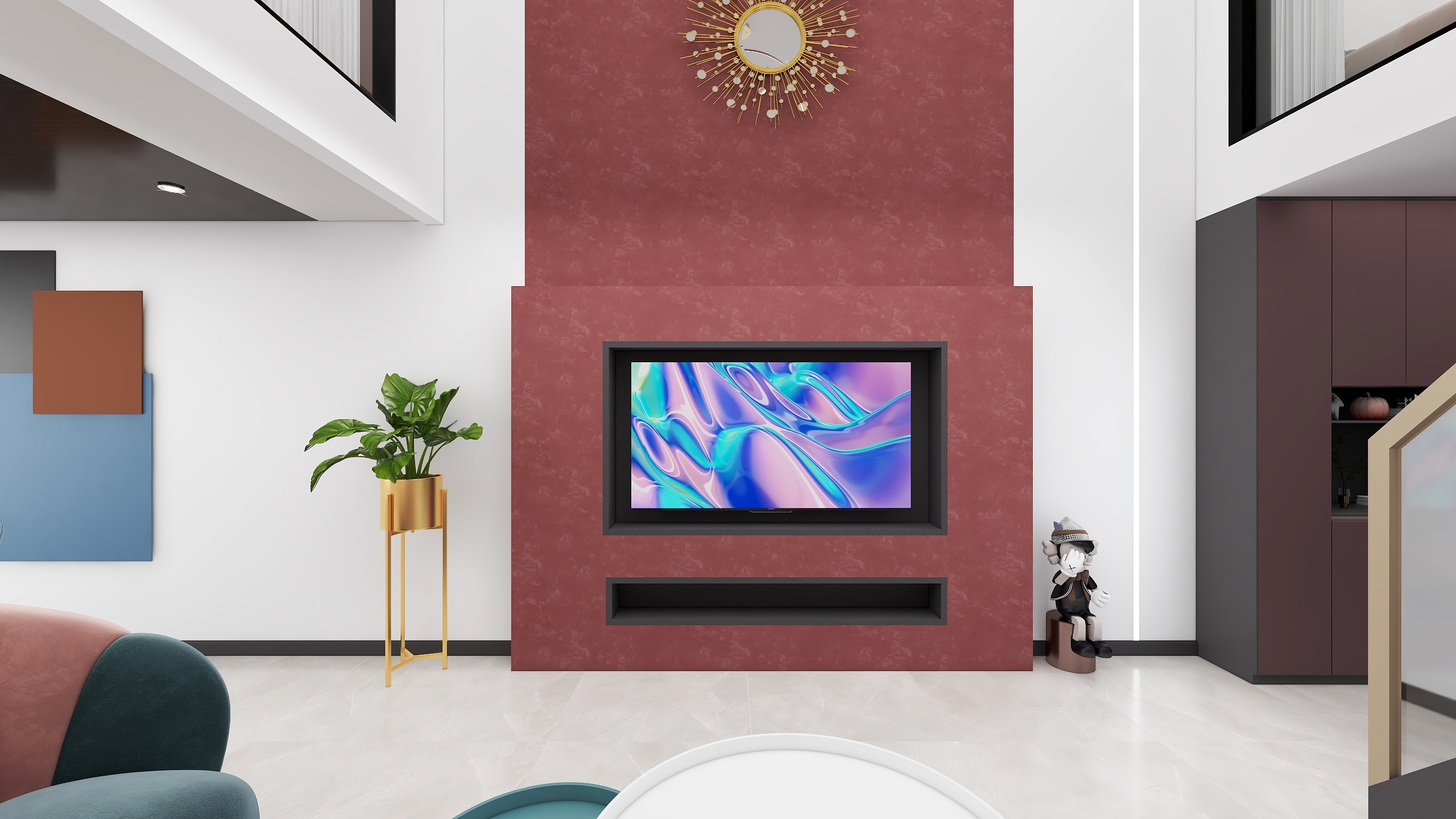 辰尚资深设计师-LOFT50平现代风格-装修设计方案