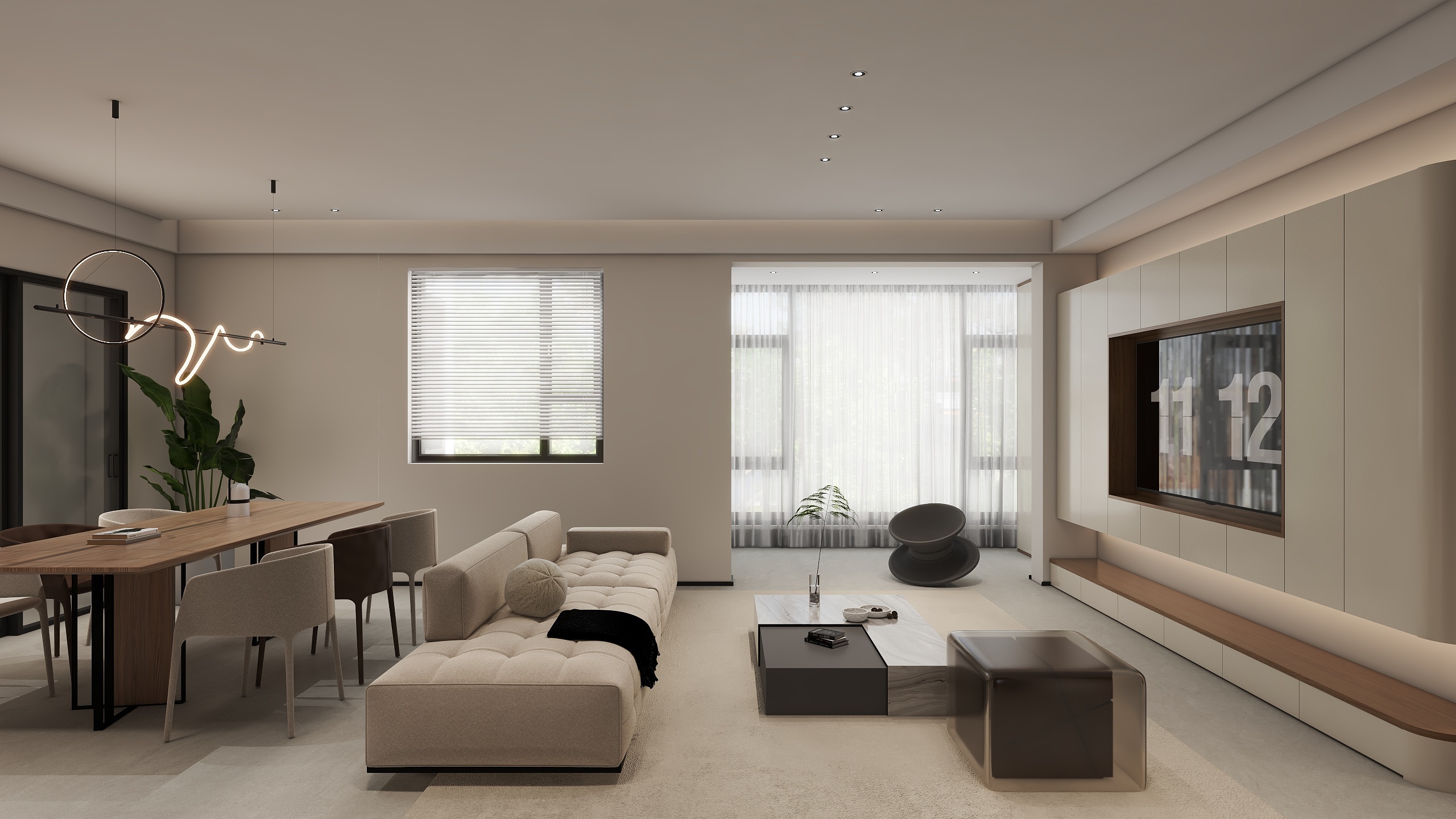 严先生YAN-开阳县畔山华庭户型-装修设计方案