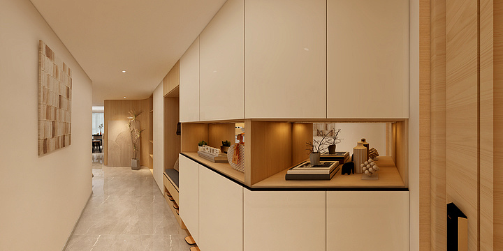 室内设计范工-海珠湾效果图-装修设计方案