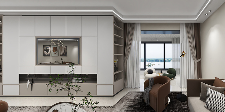 纯白之光设计事务所-颍河绿苑3-2505-装修设计方案