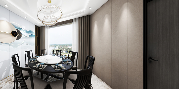 丁岳-餐馆-装修设计方案