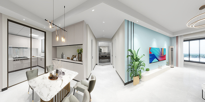 合美顺建筑装饰-益宏海上一号院1单元2502  113平-装修设计方案