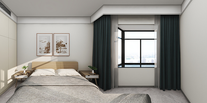 JHdesigner-博山农信家园--新中式-装修设计方案