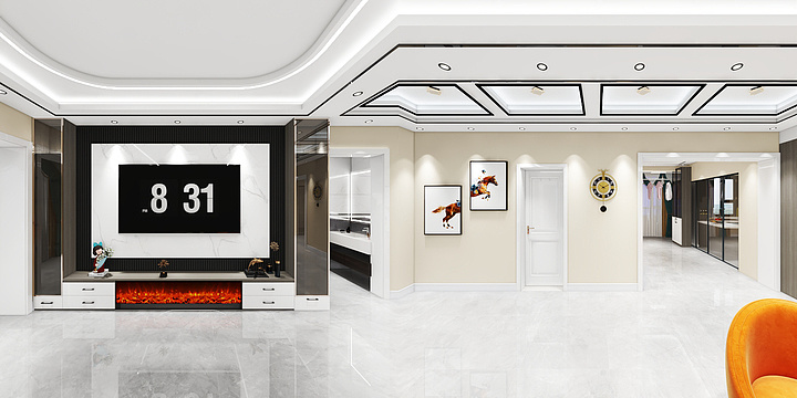 室内设计师热依汗-伽师县百合园小区8楼-装修设计方案