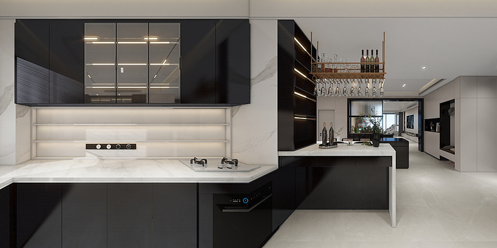 RENDESIGNER-意式极简效果图-装修设计方案